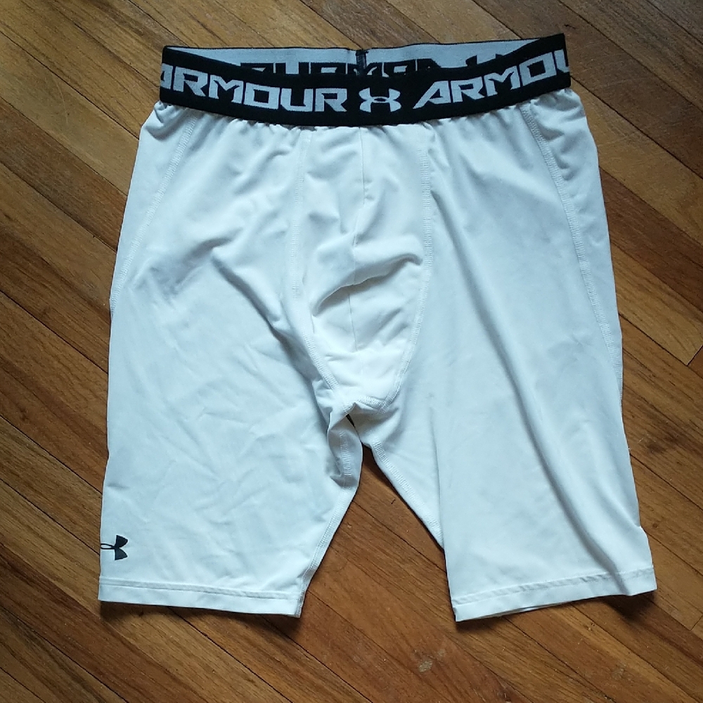 Under Armour White Athletic Shorts